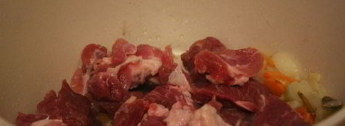 ароматная рисовая каша с мясом и капустой. Шаг 3