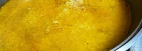 рисовая каша ароматная с мясом и яблоками. Шаг 3