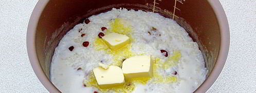 рисовая каша на молоке с изюмом. Шаг 5