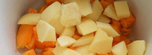 рисовая каша с айвой в тыкве. Шаг 3