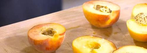 рисовая каша с белым шоколадом и запеченными персиками. Шаг 6