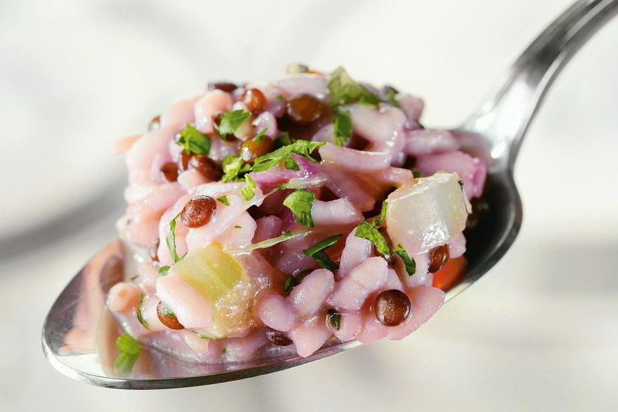 Рецепт рисовой каши с черной чечевицей