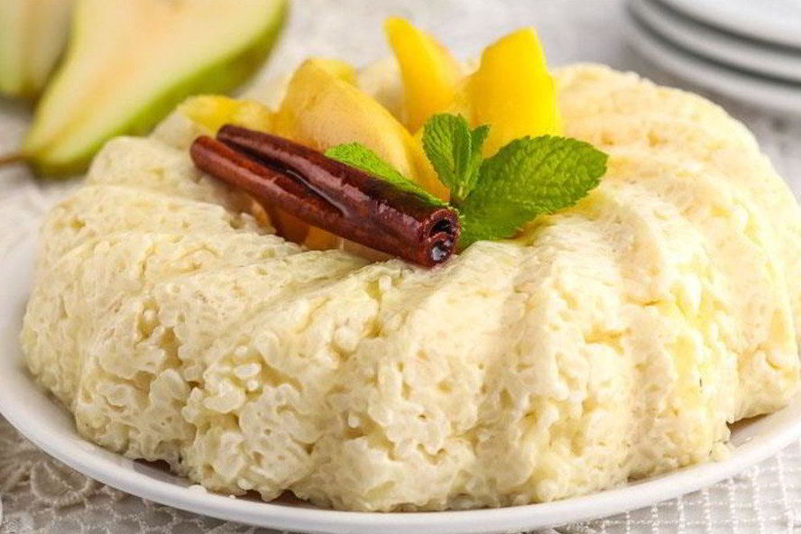 Рецепт рисовой каши с грушами