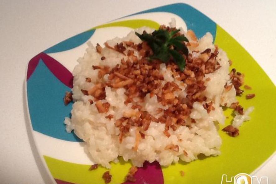 Рецепт рисовой каши с кокосовой стружкой