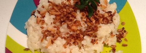 рисовая каша с кокосовой стружкой. Шаг 4