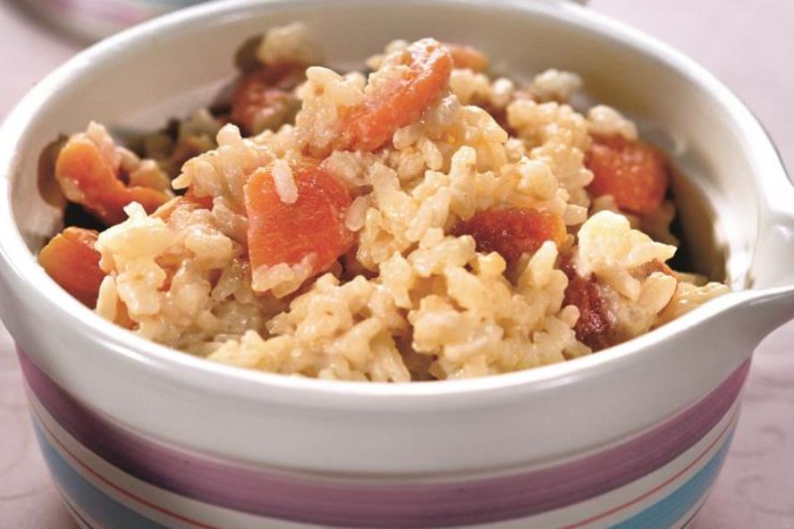 Рецепт рисовой каши с курагой и апельсиновым соком