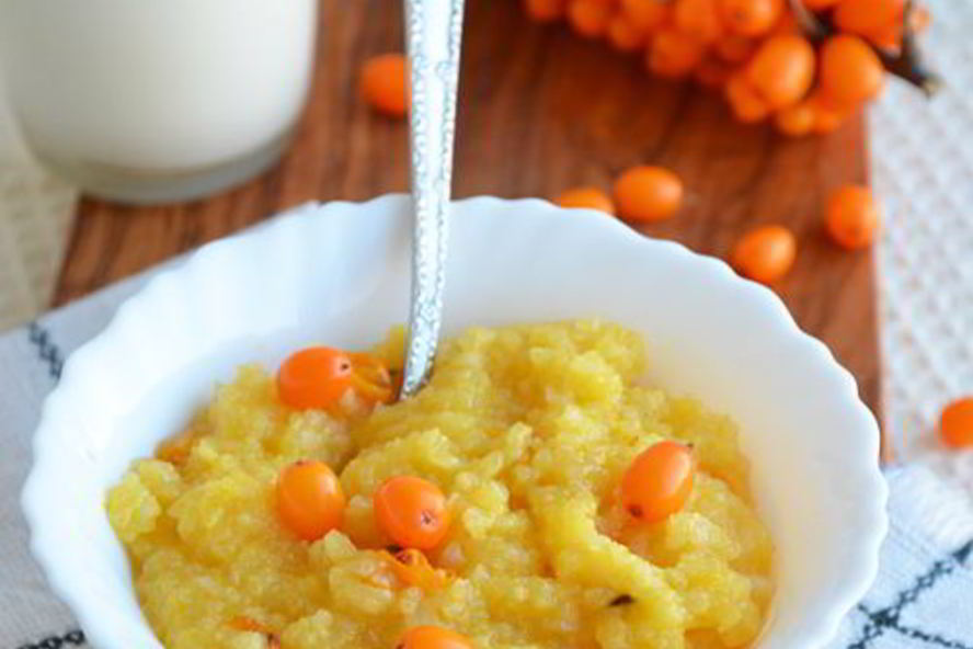 Рецепт рисовой каши с облепихой