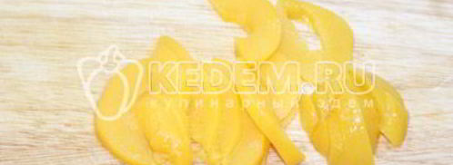 рисовая каша с персиком. Шаг 5