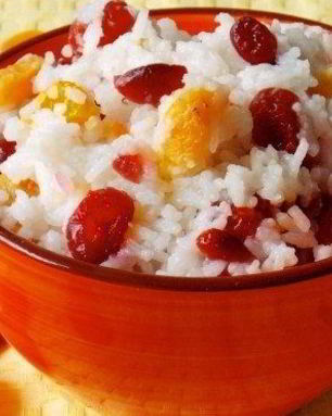 Рисовая каша с сухофруктами