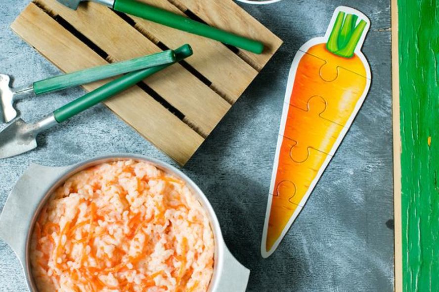 Рецепт рисовой каши с тыквенным пюре и морковью