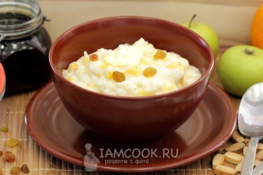 Рецепт рисовой каши с тыквой в мультиварке