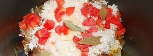 рисовая каша со свининой и овощами в мультиварке. Шаг 5