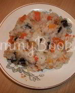 Сладкая рисовая каша с тыквой