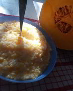 Солнечная каша из тыквы с рисом