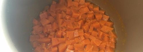 тыквенная каша с рисом в мультиварке. Шаг 4