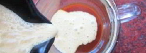 чай латте с куркумой. Шаг 6