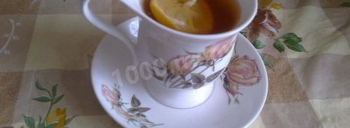 чай с лимоном и медом. Шаг 8