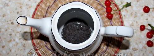 чай с вишней. Шаг 3