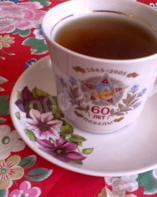 Черный чай с мятой