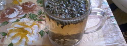 черный чай с мятой. Шаг 4