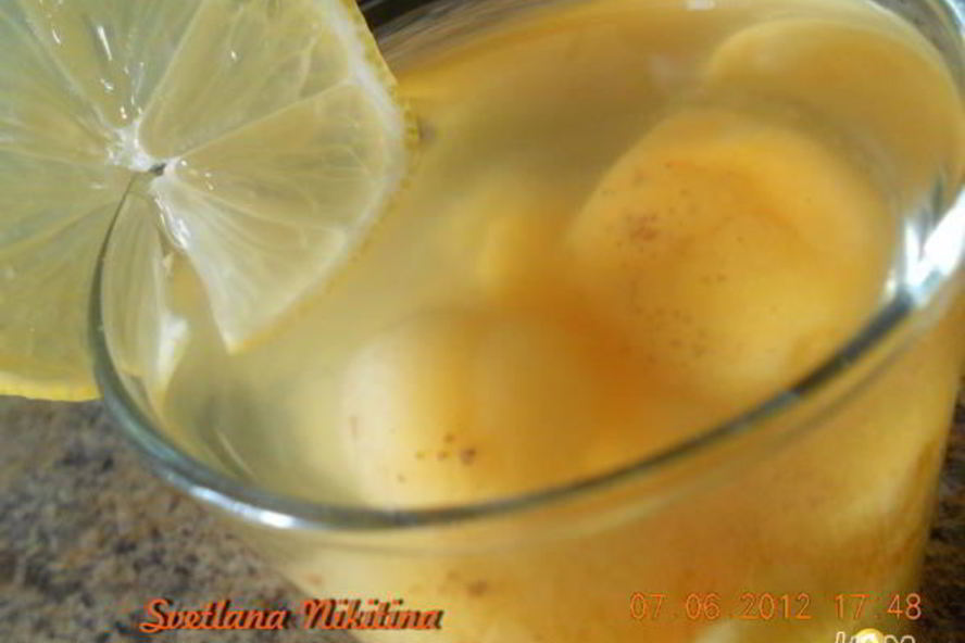 Рецепт имбирного чая с курагой