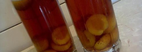 холодный чай с абрикосом. Шаг 5