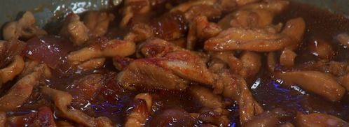 курица в чайно-соевом соусе с белой фасолью. Шаг 5