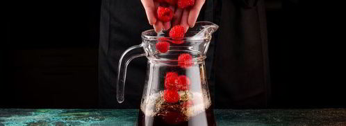 освежающий чай с малиной. Шаг 4