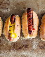 Сырные булочки Горячая собака