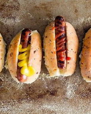 Сырные булочки Горячая собака