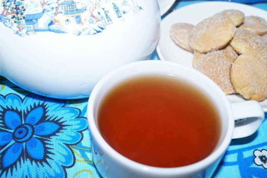 Рецепт витаминного чая с клюквой и шиповником