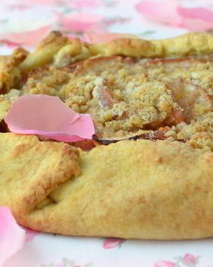 Яблочная галета Чайная роза