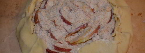 яблочная галета чайная роза. Шаг 14