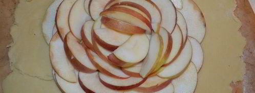 яблочная галета чайная роза. Шаг 10