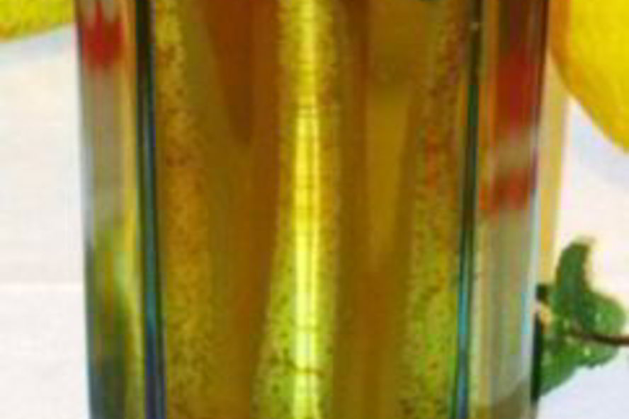 Рецепт зеленого чая с мятой и грушей