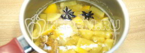 глинтвейн из белого вина. Шаг 7