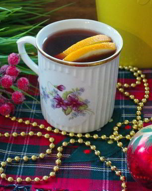 Глинтвейн с корицей и имбирем