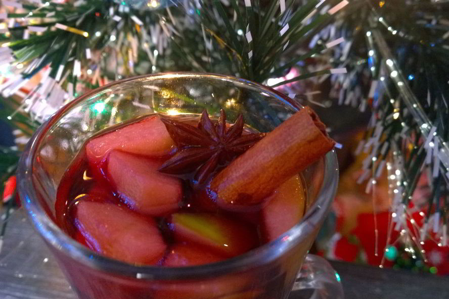 Рецепт глинтвейна вишневого бурбон