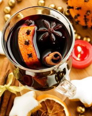 Новогодний глинтвейн со специями и джином
