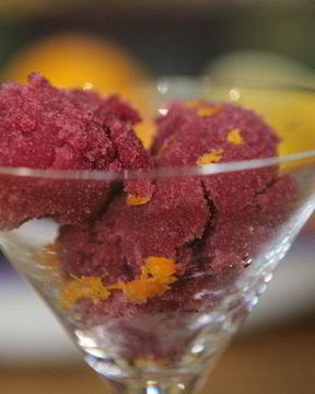 Сорбе из глинтвейна