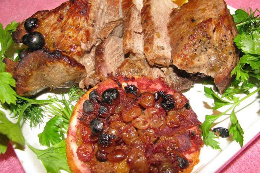 Рецепт свинины глинтвейн с апельсинами