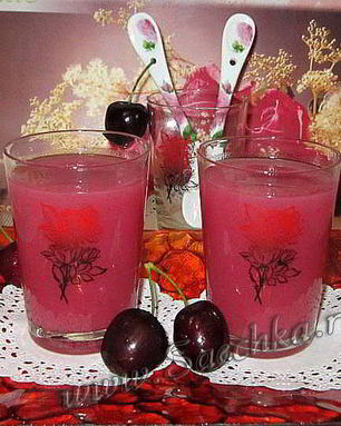 Брусничный кисель