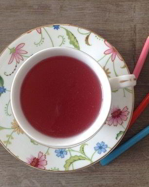 Кисель Чабрец, ревень и малина