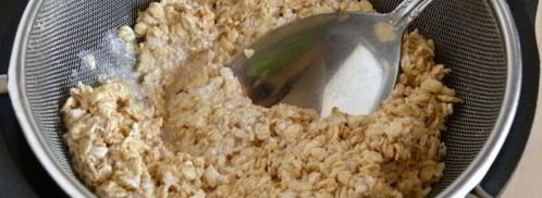 кисель из овсяных хлопьев с липовым медом. Шаг 6