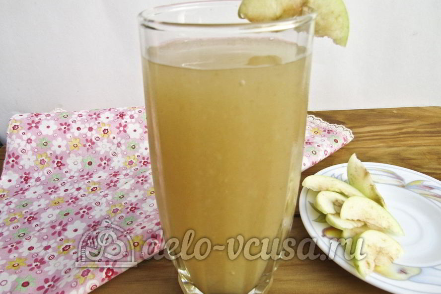 Рецепт киселя из яблок