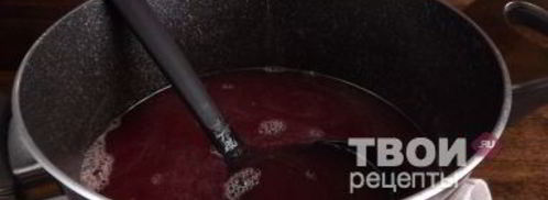 клюквенный кисель с мороженым. Шаг 25