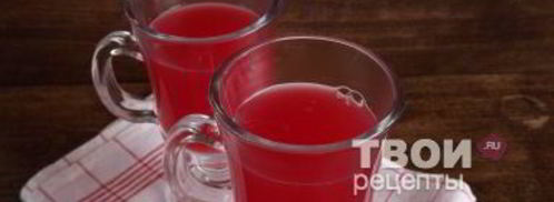 клюквенный кисель с мороженым. Шаг 27