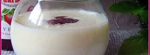 молочный кисель с клубничным конфитюром. Шаг 8