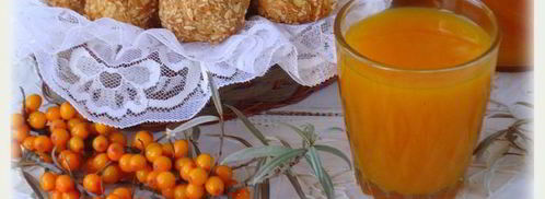 печенье в кокосовых опилках и облепиховый кисель. Шаг 13