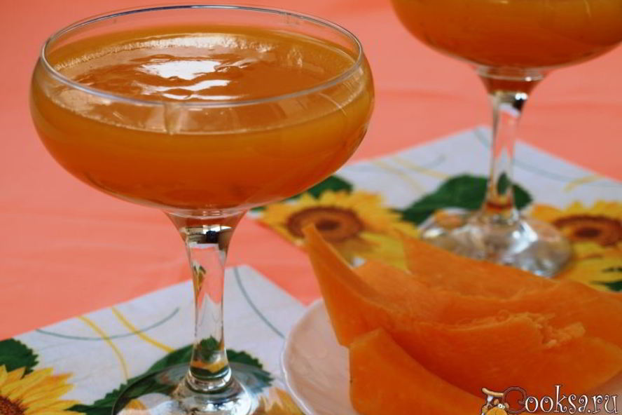 Рецепт тыквенного киселя с курагой